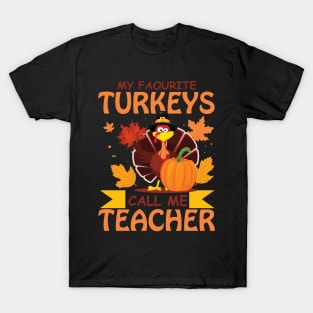 Happy Turkey Day Shirt Cute Little Pilgrim Gift Thanksgiving T-Shirt